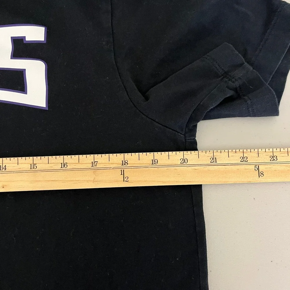 Jordan Sacramento Kings Domantas Sabonis #10 Black Statement T-Shirt Size L